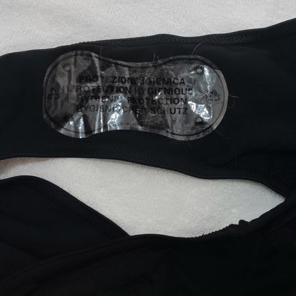 Perfect Sculpt Black Lace Up One Piece Swimsuit XL 1X - Picture 9 of 12